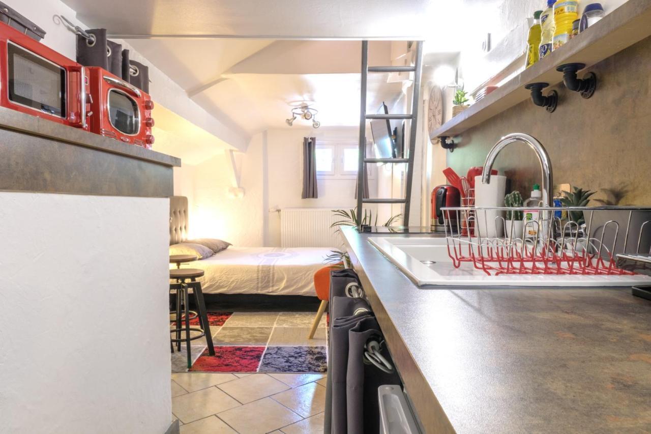 אלברטוויל Studio Atypique Et Cosy, Classe "Gite De France" 5Min Centre, 15Min Gare, Lit Queen Size "Climatisation, Netflix Et Wifi, Parking, Lave Vaisselle, Boite A Cles Pour Arrivee Tardive - Gites La Tarine מראה חיצוני תמונה
