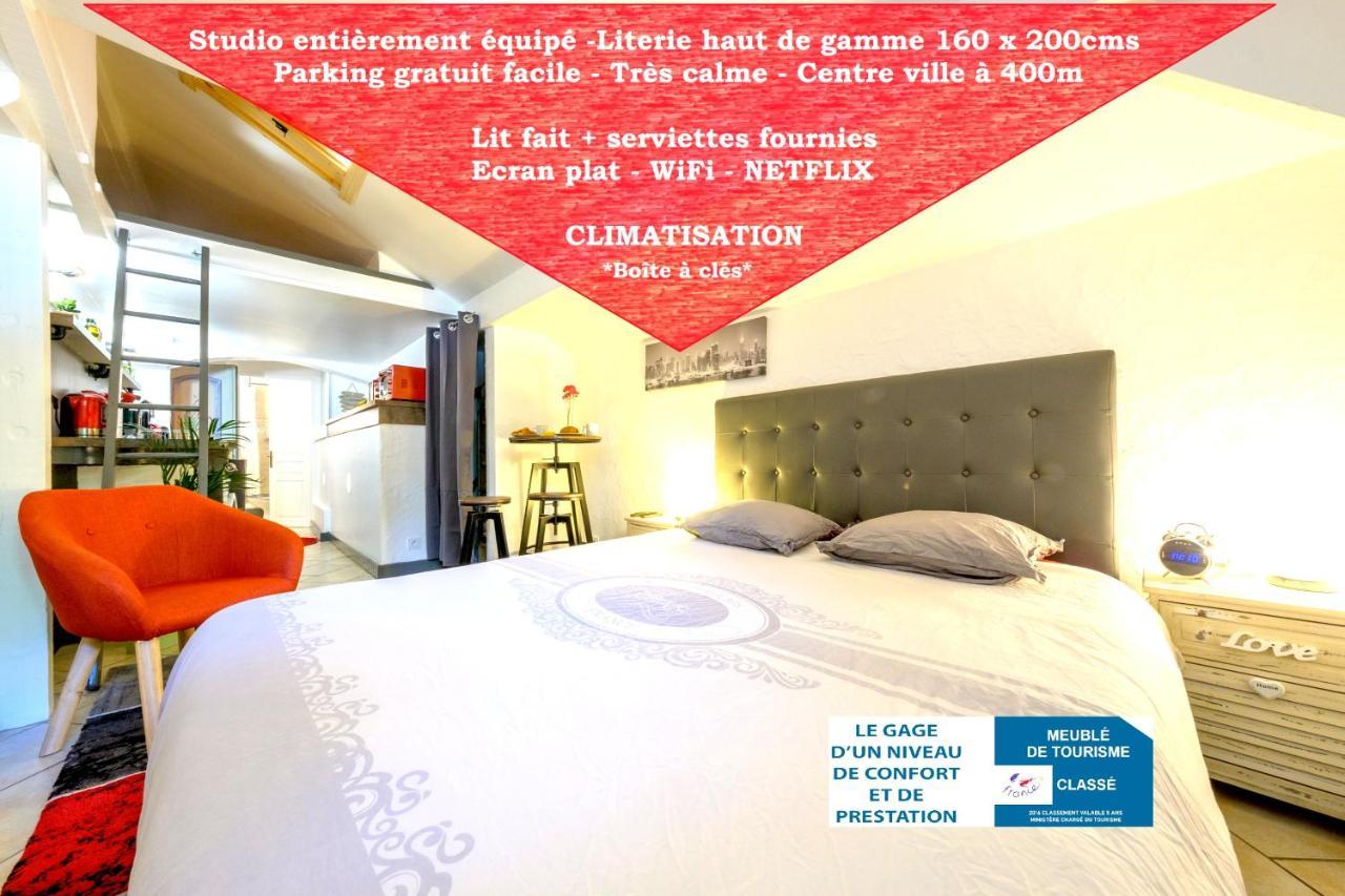 אלברטוויל Studio Atypique Et Cosy, Classe "Gite De France" 5Min Centre, 15Min Gare, Lit Queen Size "Climatisation, Netflix Et Wifi, Parking, Lave Vaisselle, Boite A Cles Pour Arrivee Tardive - Gites La Tarine מראה חיצוני תמונה