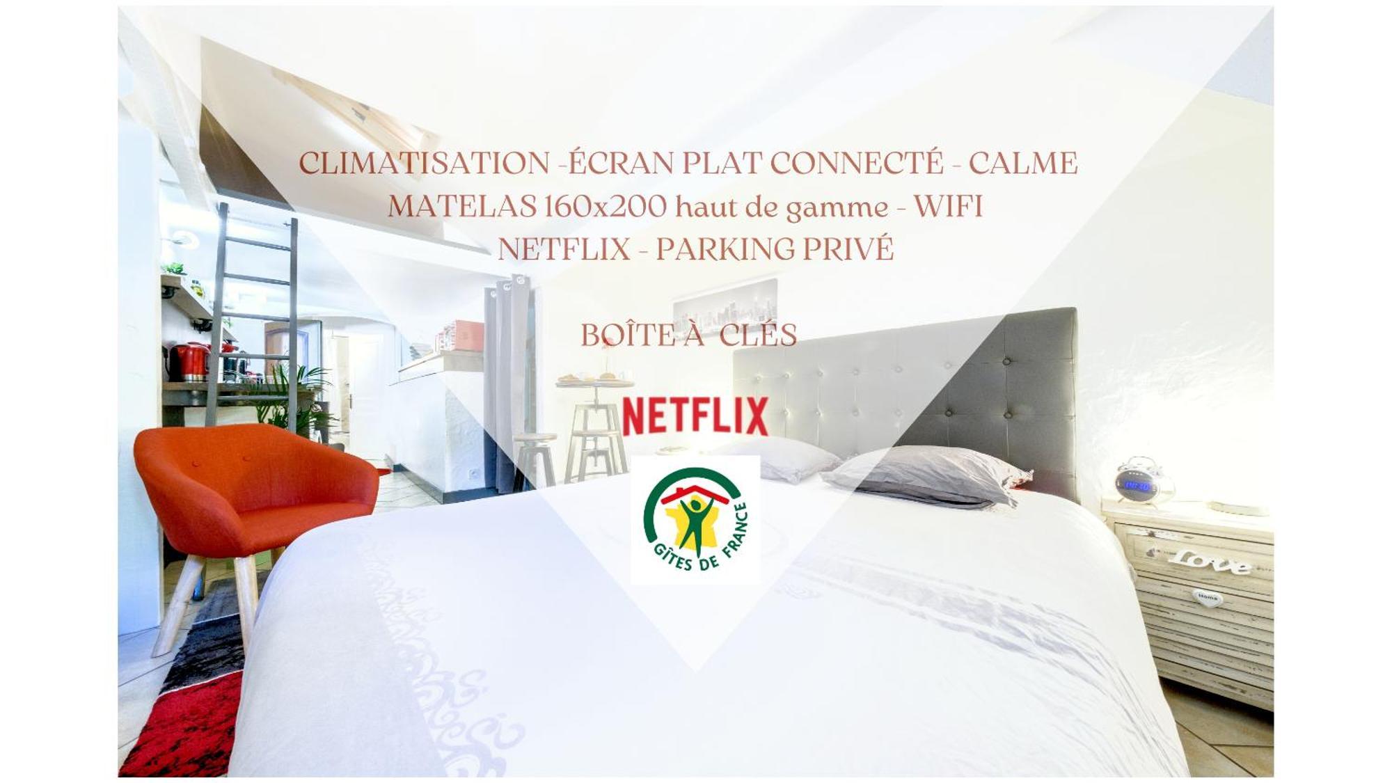 אלברטוויל Studio Atypique Et Cosy, Classe "Gite De France" 5Min Centre, 15Min Gare, Lit Queen Size "Climatisation, Netflix Et Wifi, Parking, Lave Vaisselle, Boite A Cles Pour Arrivee Tardive - Gites La Tarine מראה חיצוני תמונה